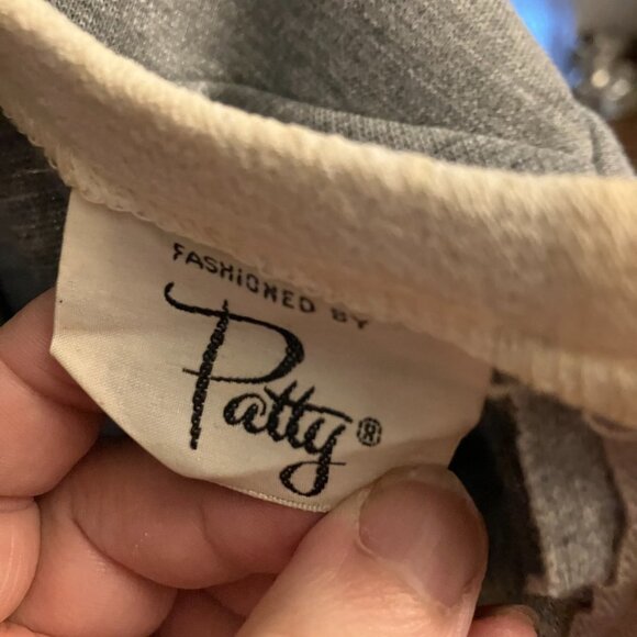 Vintage Gray Wool Dress - Picture 6 of 8